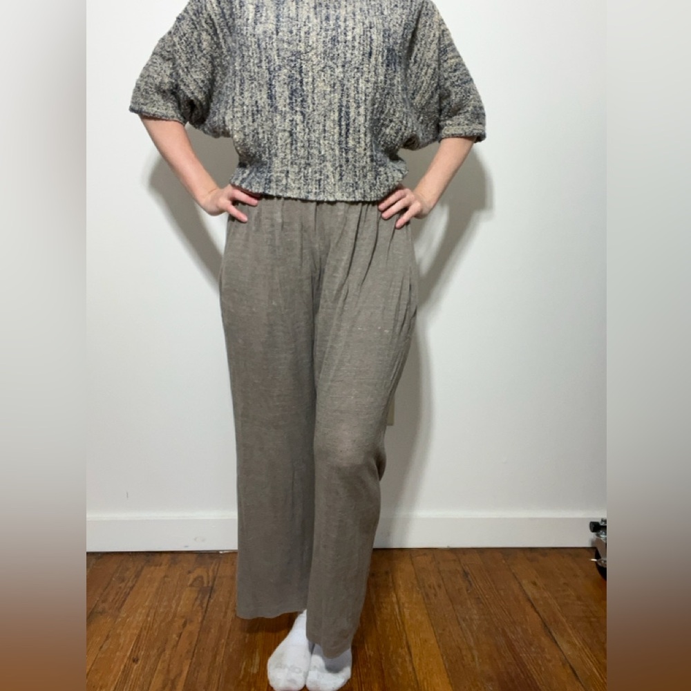 Lauren Manoogian Wide Leg Pants in Taupe